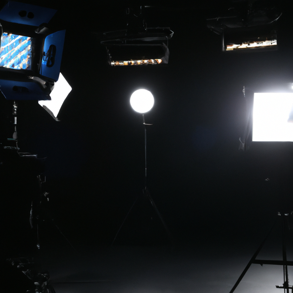 Estudio fotográfico minimalista en Santiago, imagen generada